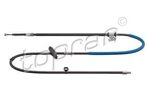 Kabel, parkeringsbremse, Venstre, OPEL ZAFIRA TOURER C, VAUXHALL ZAFIRA Mk III, 05 22 099, 05 22 123, 05 22 147, 13367629, 13409698, 390