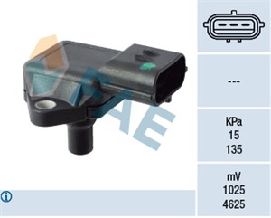 Sensor, sugerørtrykk, VOLVO C30, C70 Cabriolet II, S40 II, V50, 8658493, 86584930, AS-348