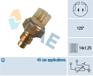 Kjølevæsketemperatursensor, RENAULT, 0008357904, 204 410 10 81 S1, 204 410 10 81, 204 410 12 81 S1, 204 410 12 81, 77 00 786 467, A00083
