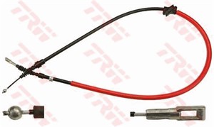 Kabel, parkeringsbremse, Bak, Høyre, AUDI 80 B3 Sedan, 80 B4 Sedan, 90 B3, CABRIOLET B3, COUPE B2, COUPE B3, 893 609 722 E, 893 609 722