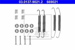 Tilbehørsett, bremsesko, Bakaksel, Framaksel, ABARTH,FIAT,LANCIA,SEAT