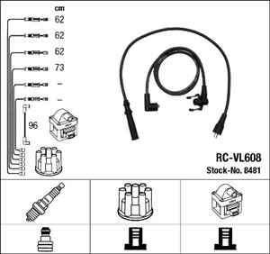 Tennledningssett, VOLVO 340-360, 340-360 Sedan, 272194