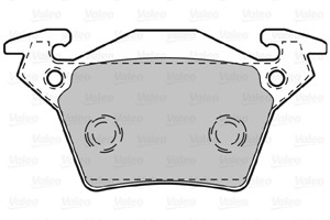 Bremseklosser sett, Bakaksel, MERCEDES-BENZ VITO Buss [W638], VITO Skåp [W638], V-KLASS [638/2], 0004214210, 0034200220, 34200220, 42142