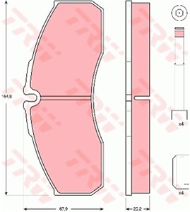 Bremseklosser sett, Framaksel, NISSAN CABSTAR E, 41060-9X129, D1060-9X60C