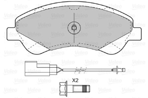 Bremseklosser sett, Framaksel, FORD, 1371403, 1433954, 1534428, 1554523, 1560023, 1721086, 1824347, 9C112K021BA