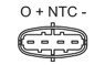 Sensor, sugerørtrykk, Innsugningsmanifold, ABARTH,ALFA ROMEO,FIAT,FORD, 1 852 633, 1 871 255, 31355973, 31405340, 31432308, 32208434, 73