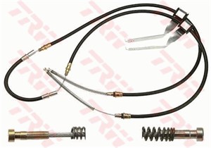 Kabel, parkeringsbremse, Bak, Bakre venstre, Høyre bak, Høyre, Venstre, FORD, 6636171, 6658707, 92VB-2853-CD, 92VR-2853-CD