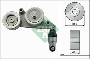 Svingningsdemper, kilerem med ribber, HONDA ODYSSEY, PILOT, 31170R70A01, 31170-R70-A01