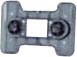 Holder, støtfanger, Foran eller bak, VW GOLF II, GOLF III, GOLF Cabriolet III, GOLF Variant III, PASSAT B3/B4, PASSAT B3/B4 Variant, 1H0