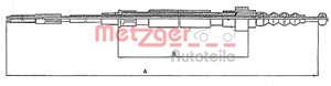 Kabel, parkeringsbremse, Bak, Høyre, Venstre, SEAT TOLEDO I, VW GOLF II, JETTA II, 191 609 721F, 1L0 609 721A, 1L0 609 721B