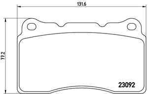 Bremseklosser sett, Framaksel, MITSUBISHI LANCER VII, RENAULT MEGANE Coupé III, 30646135, 30683412, 410603303R
