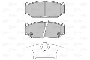 Bremseklosser sett, Framaksel, SUZUKI SWIFT III, SWIFT IV, 5520057K10, 5520057-K10, 5581057K00, 5581057-K00, 5581057K01, 55810-57K01, 55