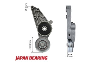 Strammerull, kilerem med ribber, AUDI,SKODA,VW, 058 903 133 C, 058 903 133 D