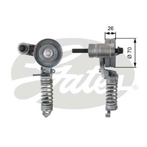 Strammerull, kilerem med ribber, CHEVROLET AVEO Halvkombi, AVEO Sedan, OPEL CORSA B, CORSA C, MOKKA / MOKKA X, VAUXHALL MOKKA / MOKKA X,