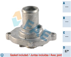 Termostat, kjølemiddel, FIAT,LANCIA, 46523118, 46737644