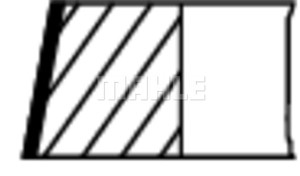 Stempelringsett, AUDI,SEAT,SKODA,VW, 053 198 151 C, 053198151C