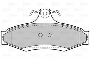 Bremseklosser sett, Bakaksel, ACURA,CHEVROLET,DAEWOO, 96245179, 96253368, 96391892, S4521001, S4521006