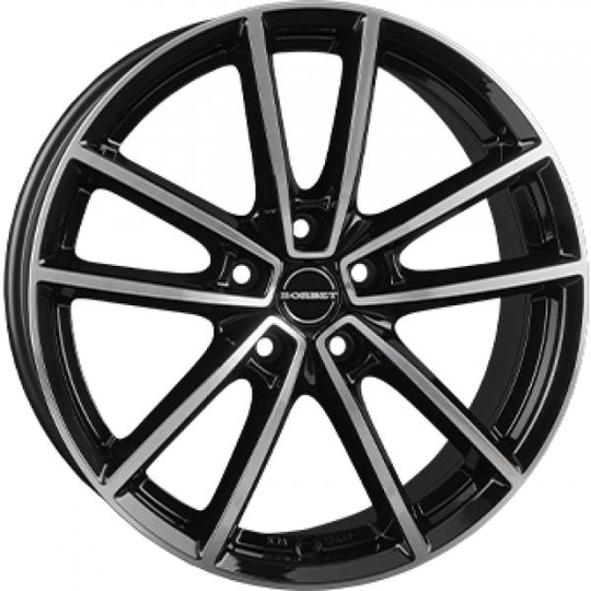 Borbet W Gloss Black Polished 8/18 5/112 ET44 B66.5