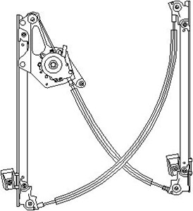Vindusheis, Foran høyre, FORD GALAXY I, SEAT ALHAMBRA, VW SHARAN, 1 022 000, 1 133 173, 7M0 837 462, 95VW-A23200B, 95VWA23200BF, 95VWA23