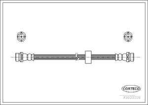 Bremseslange, Bakaksel, Venstre, MAZDA TRIBUTE, EC014382XA