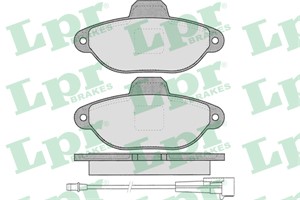 Bremseklosser sett, Framaksel, FIAT 500, PANDA, PANDA Skåp/halvkombi, FORD KA, 5892736, 71737178