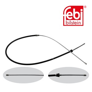 Kabel, parkeringsbremse, Bakre venstre, Høyre bak, SEAT,SKODA,VW, 6R0 609 721 B