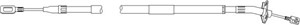 Kabel, parkeringsbremse, Bakre venstre, MERCEDES-BENZ,VW, 2D0 609 721A, 904 420 01 85, A904 420 01 85