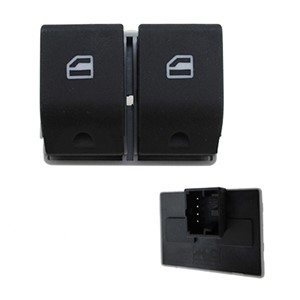 Bryter, vindusløfter, SEAT CORDOBA, CORDOBA Vario, IBIZA III, VW FOX Halvkombi, POLO, 6Q0 959 858 01C, 6Q0 959 858 9B9, 6Q0 959 858, 6Q0