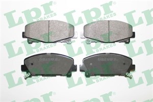 Bremseklosser sett, Framaksel, HONDA ACCORD VIII, ACCORD Kombi VIII, 45022TL0G50, 45022TL0G51
