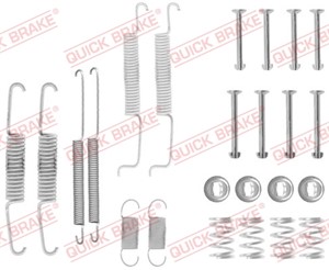 Tilbehørsett, bremsesko, Bakaksel, AUDI,SEAT,SKODA,VW