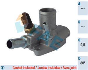 Termostat, kjølemiddel, ABARTH,ALFA ROMEO,FIAT,LANCIA, 55208964