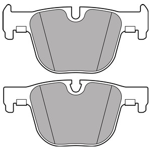 Bremseklosser sett, Bakaksel, BMW, 3420 6799 813, 3421 6850 570