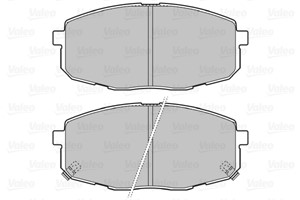 Bremseklosser sett, Bakaksel, Framaksel, HYUNDAI,KIA, 0K2JA-33-28Z, 0K2JA-33-28ZA, 581011HA00, 58101-1HA00, 581011HA10, 58101-1HA10, 581