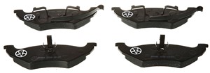 Bremseklosser sett, Bakaksel, CHRYSLER VOYAGER IV, VOYAGER / GRAND VOYAGER III, DODGE CARAVAN, 05014036AA, 05019805AA, 05071948AA, 50140