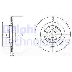 Bremseskive, AUDI A6 C7, A6 C7 Avant, A7 Sportback, A8 D4, 4H0 615 601F, 4H0615601L, 4H0615601P