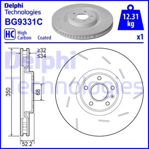 Bremseskive, Framaksel, Venstre, PORSCHE MACAN, 95B615301, 95B615301F, 95B615301H, 95B615301T