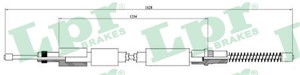 Kabel, parkeringsbremse, Bak, Høyre, PEUGEOT 306, 306 Break, 306 Halvkombi, 306 Skåp / kombi, 4745A5, 4745N9, 9622434980