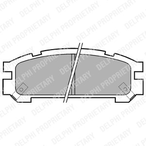 Bremseklosser sett, Bakaksel, SUBARU, 26296-AA030, 26296-AA060, 26296-AA061, 26296-AA062, 26296-AA080, 26296-AA081, 26296-AA082, 26296-A