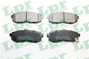 Bremseklosser sett, Bakaksel, MAZDA MPV II, LEY42643Z, LEY42643ZA, LEY42648Z, LEY42648ZA
