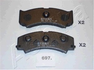 Bremseklosser sett, Framaksel, DAIHATSU CHARADE III, 004491-87719, 00491-87713