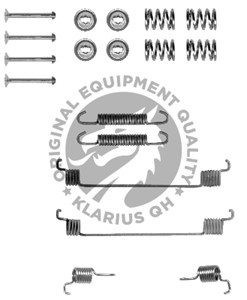 Tilbehørsett, bremsesko, Bakaksel, FIAT,LANCIA,PEUGEOT