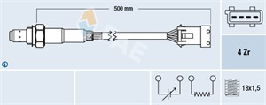 Lambdasonde, OPEL,SAAB,VAUXHALL,VOLVO, 12 788 129, 1271939, 1271998, 43 01 545, 55351836, 6842522, 74 01 271 939, 855397, 9125580, 92027