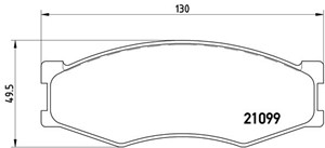Bremseklosser sett, Framaksel, INFINITI,NISSAN, 069052940, 4101031E93, 4106001W26, 4106004C91, 4106005N92, 4106009W25, 4106009W26, 41060