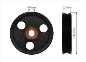 Strammerull, kilerem med ribber, CITROËN,FIAT,PEUGEOT, 5706.L7, 5706L7, 9654954880