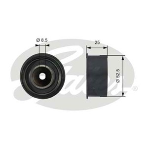 Styrerulle-kilerem tannrem, Høyre, Venstre, OPEL CORSA B, 5636415, 5636419, 5636427, 90412731, 90570913, 9128740