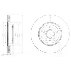 Bremseskive, Framaksel, OPEL,SAAB,VAUXHALL, 13501940, 13502215, 13576781, 13579153, 569080, 569081, 569274, 569335