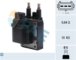 Tennspole, Til sylinder 1, Til sylinder 4, RENAULT,VOLVO, 70863020, 70863020-7, 77 00 863 020, 77 00 865 923, 77 01 041 607, GJ6E43990C
