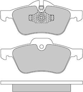 Bremseklosser sett, Framaksel, MINI MINI, MINI Cabriolet, 3411 1 503 076, 3411 6 761 287, 3411 6 765 446, 3411 6 770 332