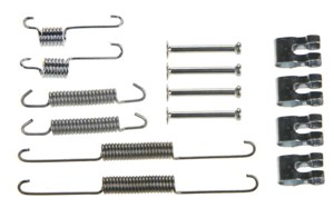 Tilbehørsett, bremsesko, Bakaksel, FIAT PANDA, PANDA Skåp/halvkombi, UNO, 7550763, 9945372, 9945383