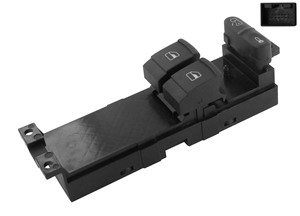 Bryter, vindusløfter, Foran, På førersiden, SEAT,VW, 1J3 959 857 B, 1J3 959 857